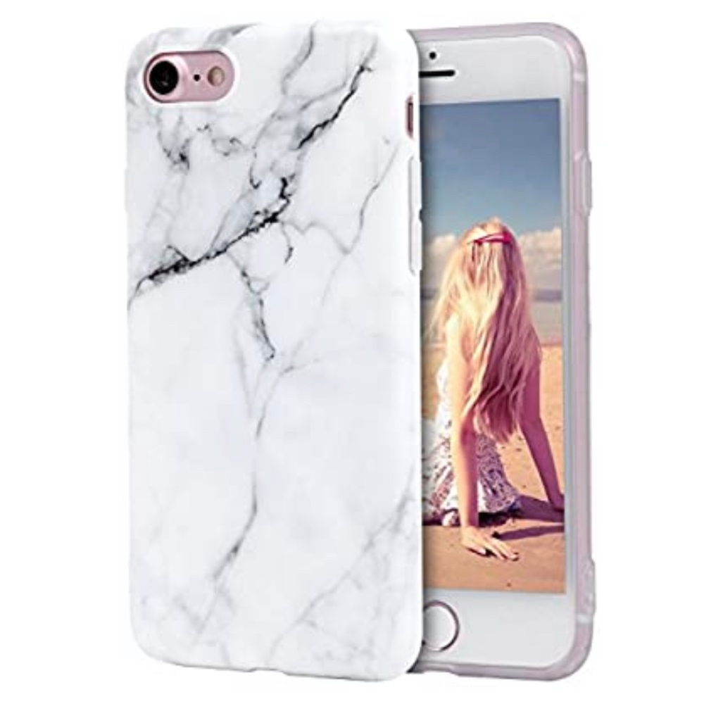 iPhone 8/7 Marble Pattern Flexible Soft Case